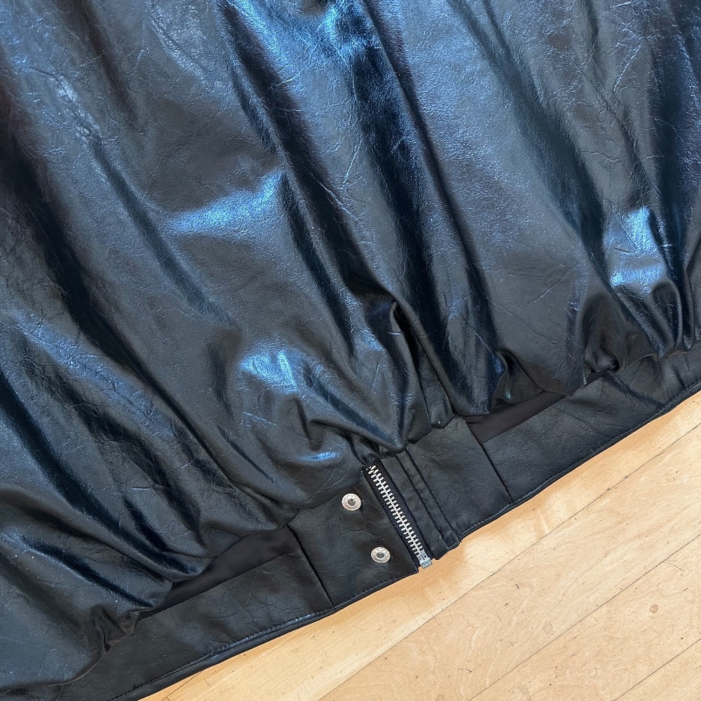 LAMARQUE  Braylin black faux leather jacket, XL  PG1479 - Picture 9 of 9